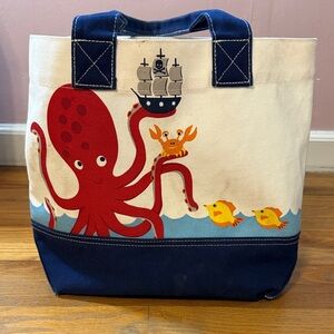 Pottery Barn Kids canvas beach bag